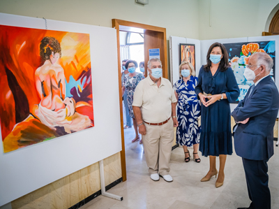 Noticia de Almera 24h: Juan Bautista expone “Pinceladas de ilusiones en Tiempos de COVID-19” en el Faro de Roquetas de Mar 