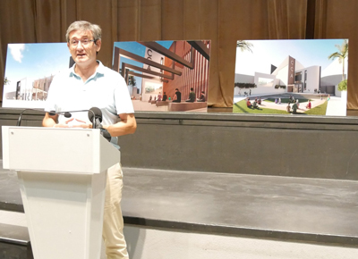 Manuel Corts presenta la idea ganadora para la transformacin del Centro Cultural