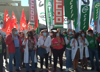 Noticia de Almería 24h: CCOO resalta el seguimiento mayoritario en las movilizaciones contra el despido de 8.000 trabajadores en el SAS