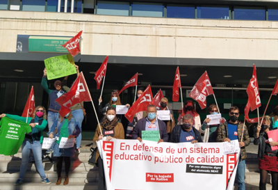Noticia de Almería 24h: El 8N, CC.OO. vuelve a la calle para exigir a la Junta que termine con el problema estructural del sistema educativo