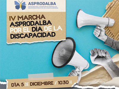 Noticia de Almería 24h: ASPRODALBA y Ayuntamiento de Vera presentan los actos por el Día de la Discapacidad 
