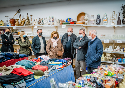 Inauguracin del tradicional rastrillo solidario del Santsimo Cristo del Mar 