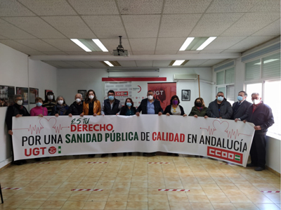 Entidades Sociales de Almera se suman a la Manifestacin por la Sanidad Pblica convocada por UGT y CCOO