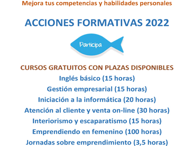 El Grupo de Accin Local del Sector Pesquero lanza siete acciones formativas gratuitas para el presente ejercicio