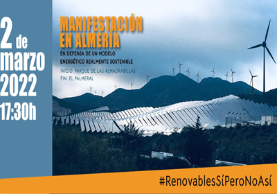 Noticia de Almera 24h: Para los Verdes de Equo Almera las energas renovables deben estar al servicio de las personas y de la salud del Planeta