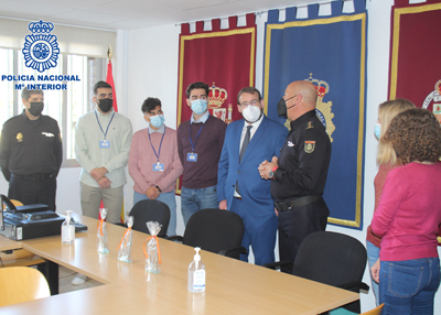 Noticia de Almera 24h: La Polica Nacional en Almera acoge a cinco estudiantes de la UAL, durante la realizacin del Prcticum de Grado Universitario 