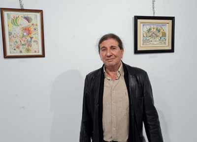 Exposicin en Mojcar del pintor madrileo Ricardo Rejn Pichi