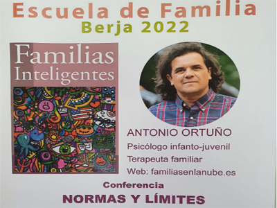 Noticia de Almera 24h: La Escuela de Familia de Berja tratar las normas y lmites a los hijos con Antonio Ortuo el mircoles 23 de marzo