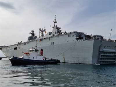 Los buques de la Armada ‘Juan Carlos I’ y ‘Galicia’ abren sus puertas a los ciudadanos en el Puerto de Almera