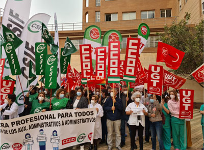 CCOO exige al SAS que deje de maltratar a sus trabajadores con la carrera profesional