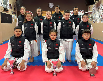 Noticia de Almería 24h: Los alumnos de la Escuela de Karate Sempai vuelven a alcanzar el pódium en el Campeonato de Andalucía 