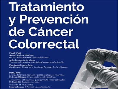 Noticia de Almera 24h: La AECC analizar ‘El tratamiento y prevencin del cncer colorrectal’, en una jornada para toda la sociedad en la Universidad