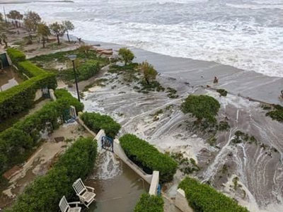 El Ayuntamiento de Vera estudia solicitar la declaración de zona catastrófica por los daños ocasionados por el temporal en sus playas 