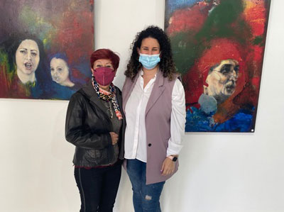 La artista Teresa Njera expone en Mojcar sus ltimos trabajos