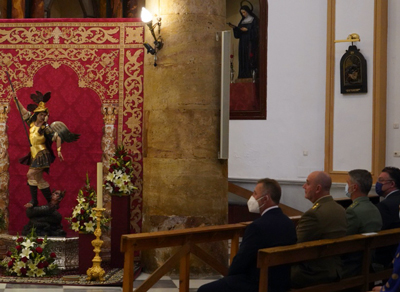 Bendecida la imagen de San Miguel Arcngel en Berja