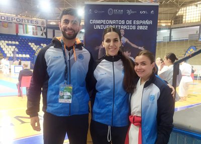 Noticia de Almería 24h: UAL Deportes abre su medallero histórico nacional en kárate con dos metales de Elena Castro y Areg Petrosyan