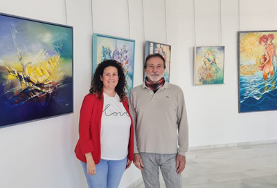 El artista madrileo, Javier Torras, expone en Mojcar
