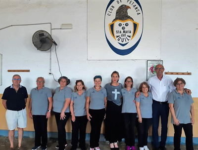 El equipo femenino del Club de Petanca de Santa María del Águila se proclama campeón provincial