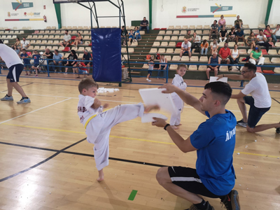 Noticia de Almera 24h: La primera jornada de los Juegos Deportivos Municipales de Taekwondo forma a 45 deportistas 
