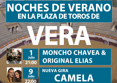 Noticia de Almería 24h: Vera presenta una completa programación de conciertos y actividades culturales y de ocio para este verano