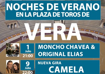 Vera presenta una completa programacin de conciertos y actividades culturales y de ocio para este verano