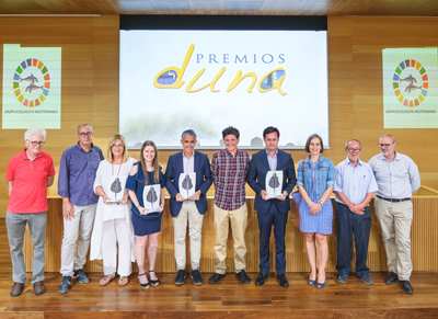 El GEM entrega sus premios Duna tras la pandemia premiando el compromiso y hablando de un futuro ms sostenible