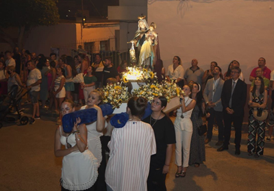 Noticia de Almera 24h: El barrio abderitano de Las 80 Viviendas celebra su fiesta en honor a la Virgen del Carmen