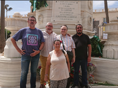 Noticia de Almería 24h: IU solicita mejoras en el monumento de Mártires de la Libertad “Coloraos”