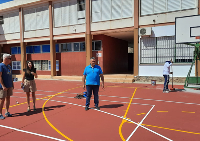 Puesta a punto de los cuatro colegios de Huércal de Almería de cara al nuevo curso 2022/23