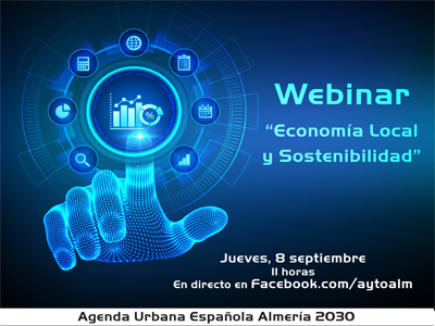 Noticia de Almería 24h: El Ayuntamiento organiza un webinar sobre economía local y sostenibilidad, dentro de la Agenda Urbana 