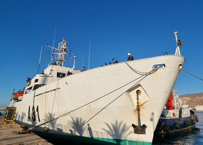El buque ‘Malaspina’ de la Armada abre sus puertas al pblico este sbado en el Puerto de Almera