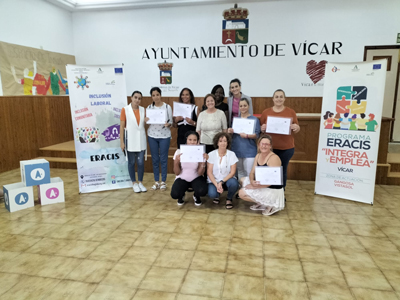 Noticia de Almería 24h: Clausurado El Curso De Auxiliar De Ayuda A Domicilio Que Ha Impartido Innova, Inserta E Ingloba En Vícar
