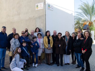 El Ayuntamiento de Cantoria inaugura las calles Manolo Rubio y Carmen Sevilla García