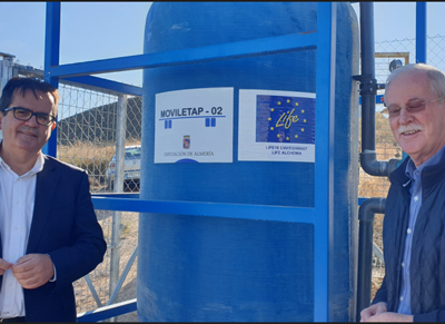 Noticia de Almería 24h: Diputación garantiza el agua potable en Lucainena de las Torres gracias a su potabilizadora móvil