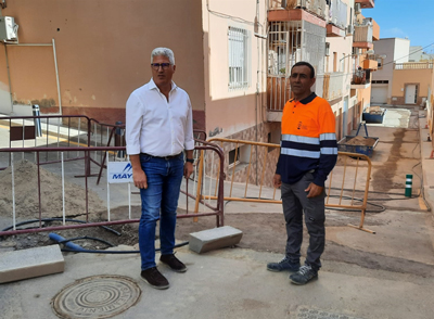 El Ayuntamiento de Hurcal realiza obras de emergencia en los daos provocados por las lluvias