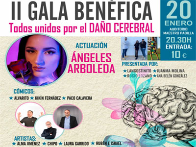 Noticia de Almería 24h: La II Gala Benéfica ‘Todos unidos por el daño cerebral’ será el viernes, 20 de enero, en el Auditorio