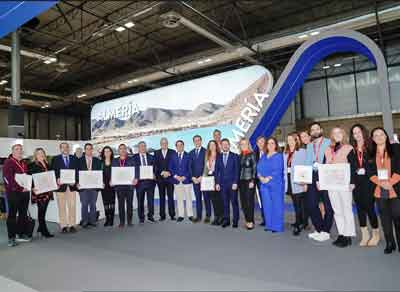 Vera entrega en FITUR sus “Soles de Oro” y presenta el Plan de Sostenibilidad Turstica “VERA DESTINO INFINITO”