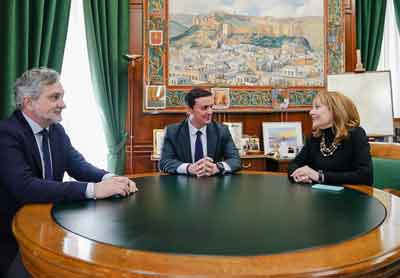 Visita institucional de la directora general de Dependencia de la Junta de Andaluca a la Diputacin Provincial
