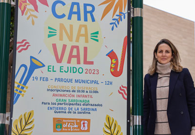 El Ejido se viste de creatividad y color para celebrar el Carnaval con concurso de disfraces, espectculo infantil y sardinada