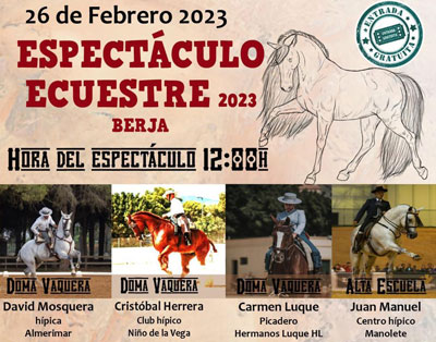 Noticia de Almería 24h: El barrio de Benejí organiza un espectáculo ecuestre para este domingo 26 de febrero