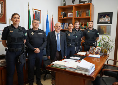 Cuatro Nuevos Agentes De La Policía Local De Vícar Inician Su Periodo De Prácticas Antes De Su Toma De Posesión En Agosto
