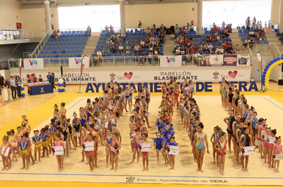 La Final Provincial del Circuito de Promocin de Gimnasia Rtmica de Diputacin convirti a Vera en el epicentro de esta disciplina 