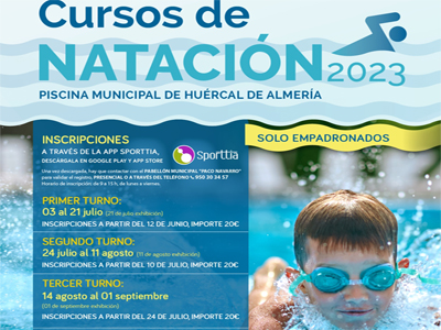 Hurcal abrir la piscina municipal el 25 de junio y volver a realizar tres turnos del curso de natacin