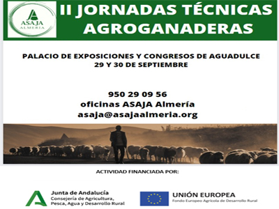 Noticia de Almera 24h: Agua, PAC, precios, mercados, fiscalidad, costes o sanidad vegetal, a debate en las II Jornadas Tcnicas Agroganaderas de ASAJA Almera