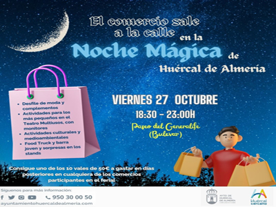 Noticia de Almera 24h: El comercio local saldr a la calle en la Noche Mgica de Hurcal de Almera