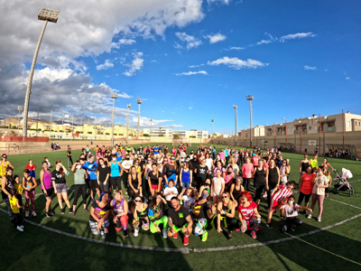 Noticia de Almera 24h: La Zumba Se Hace Solidaria Con Una Gran Masterclass En La Ciudad Deportiva De Vcar