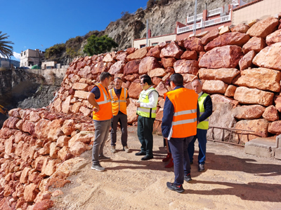 Noticia de Almera 24h: Canjyar reconstruye el muro de la Avenida de la Alpujarra 