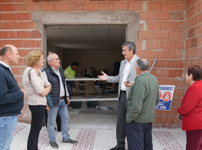 Las obras de reforma y ampliacin del Centro de Mayores de Puente del Ro de Adra encaran su recta final