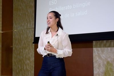Noticia de Almera 24h: Alba Snchez inspira a los estudiantes de la UAL en el marco de Foro Lderes
