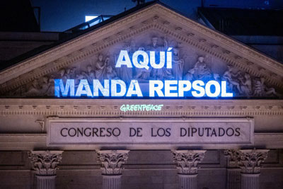 Noticia de Almera 24h: Greenpeace pregunta si Sus seoras deben demostrar si obedecen a los intereses de Repsol